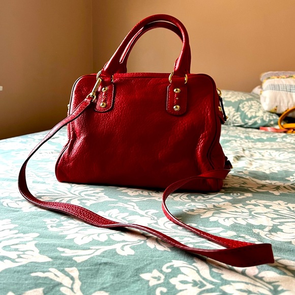 Michael Kors Red Crossbody Bag - Medium Size - Picture 2 of 3